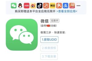 苹果微信分身定制V多功能，为了无法计算的价值！