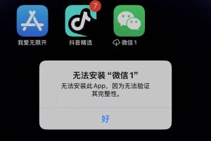苹果微信分身双开安装失败与闪退证书掉签问题解析